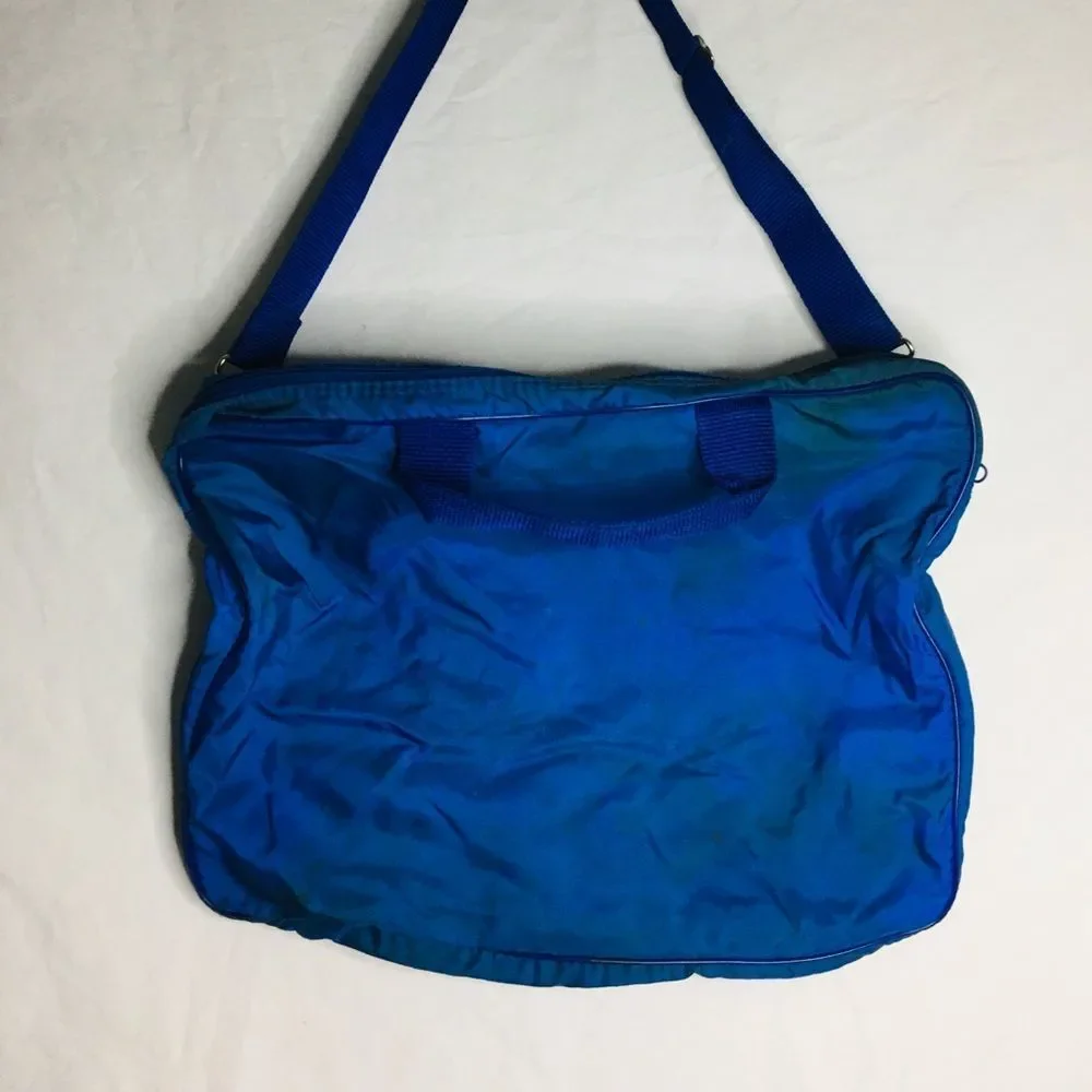 VTG 1990s Golden State Warriors NBA Basketball Blue & Gold Duffle Bag RARE.
